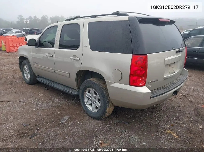 2013 GMC Yukon Slt VIN: 1GKS1CE02DR279117 Lot: 40466735