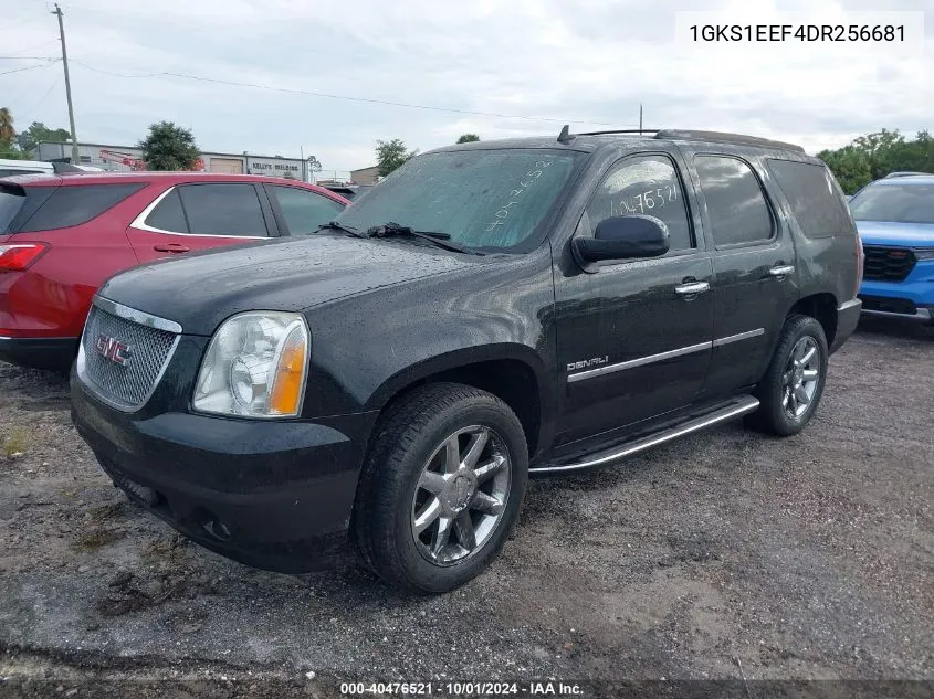 2013 GMC Yukon Denali VIN: 1GKS1EEF4DR256681 Lot: 40476521