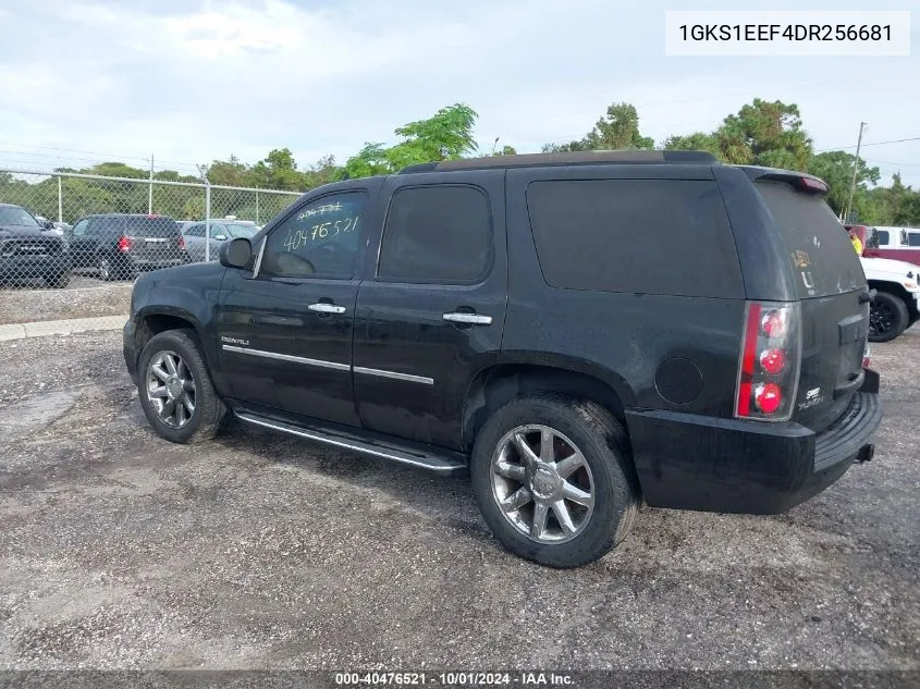 2013 GMC Yukon Denali VIN: 1GKS1EEF4DR256681 Lot: 40476521