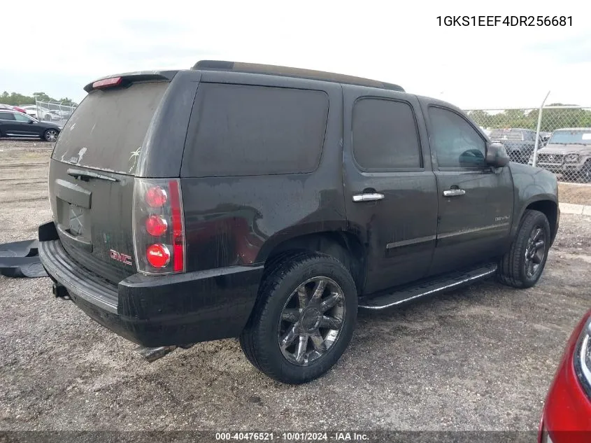 2013 GMC Yukon Denali VIN: 1GKS1EEF4DR256681 Lot: 40476521