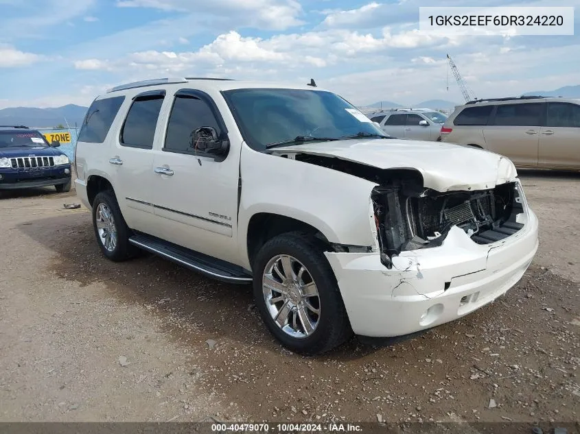 2013 GMC Yukon Denali VIN: 1GKS2EEF6DR324220 Lot: 40479070