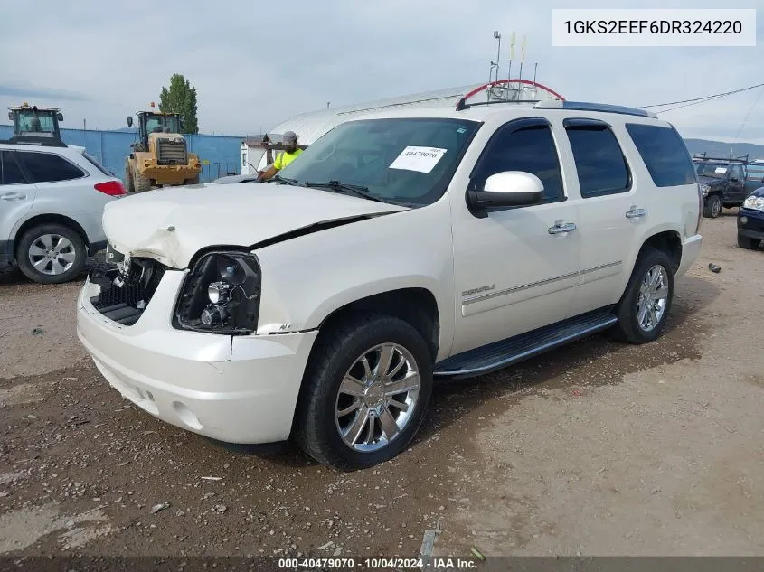 2013 GMC Yukon Denali VIN: 1GKS2EEF6DR324220 Lot: 40479070