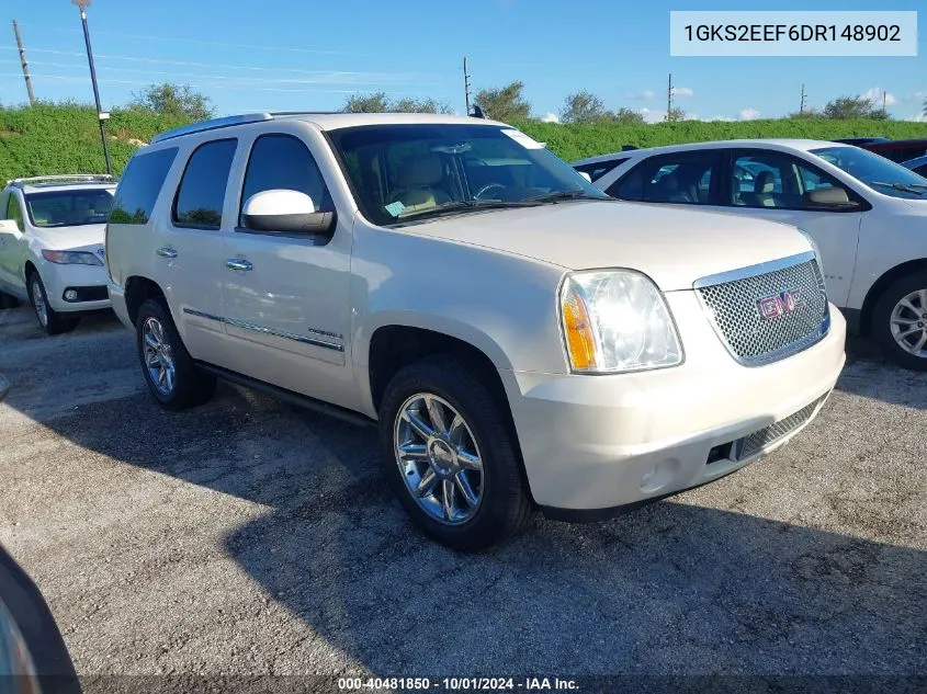 2013 GMC Yukon Denali VIN: 1GKS2EEF6DR148902 Lot: 40481850