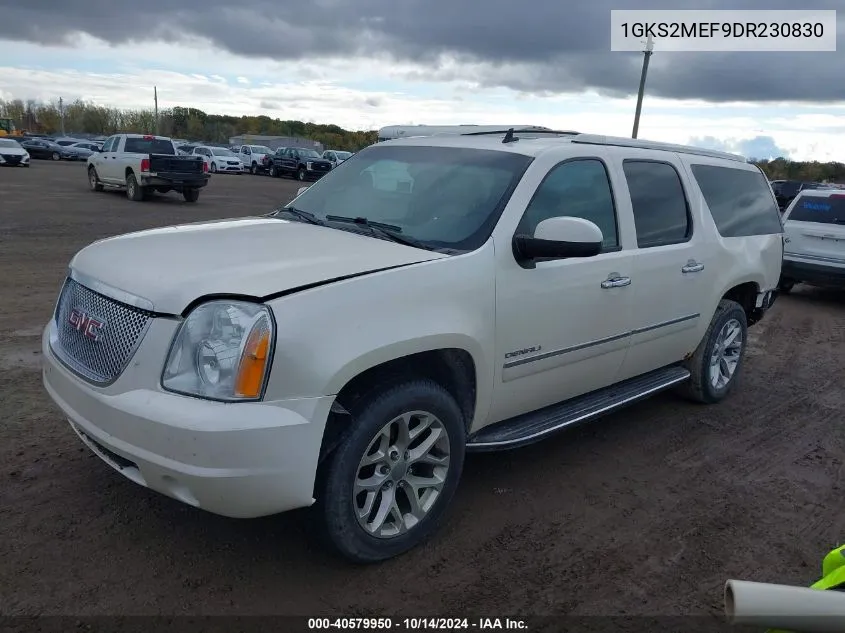 2013 GMC Yukon Xl 1500 Denali VIN: 1GKS2MEF9DR230830 Lot: 40579950