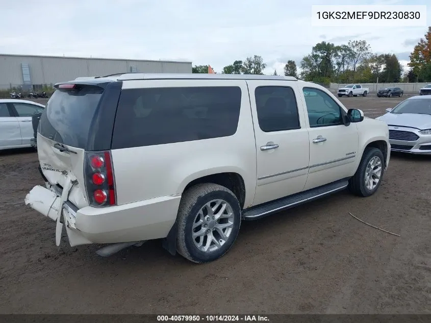 2013 GMC Yukon Xl 1500 Denali VIN: 1GKS2MEF9DR230830 Lot: 40579950