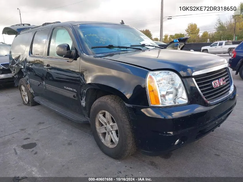 2013 GMC Yukon Xl 1500 Slt VIN: 1GKS2KE72DR318650 Lot: 40607658