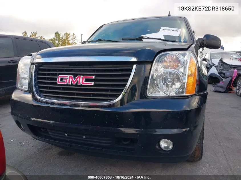 2013 GMC Yukon Xl 1500 Slt VIN: 1GKS2KE72DR318650 Lot: 40607658