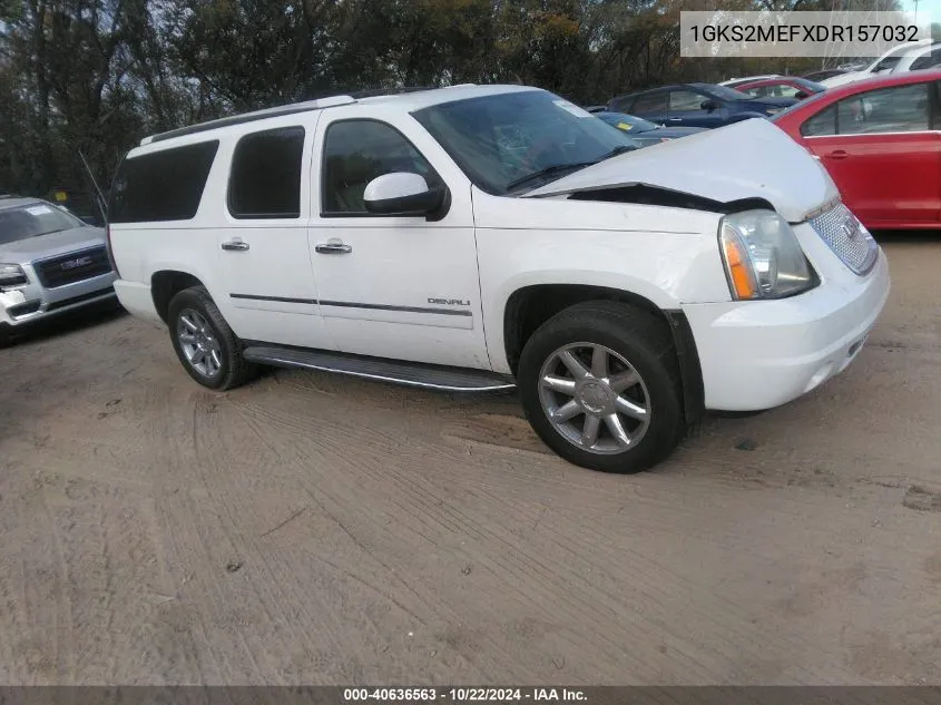 1GKS2MEFXDR157032 2013 GMC Yukon Xl 1500 Denali