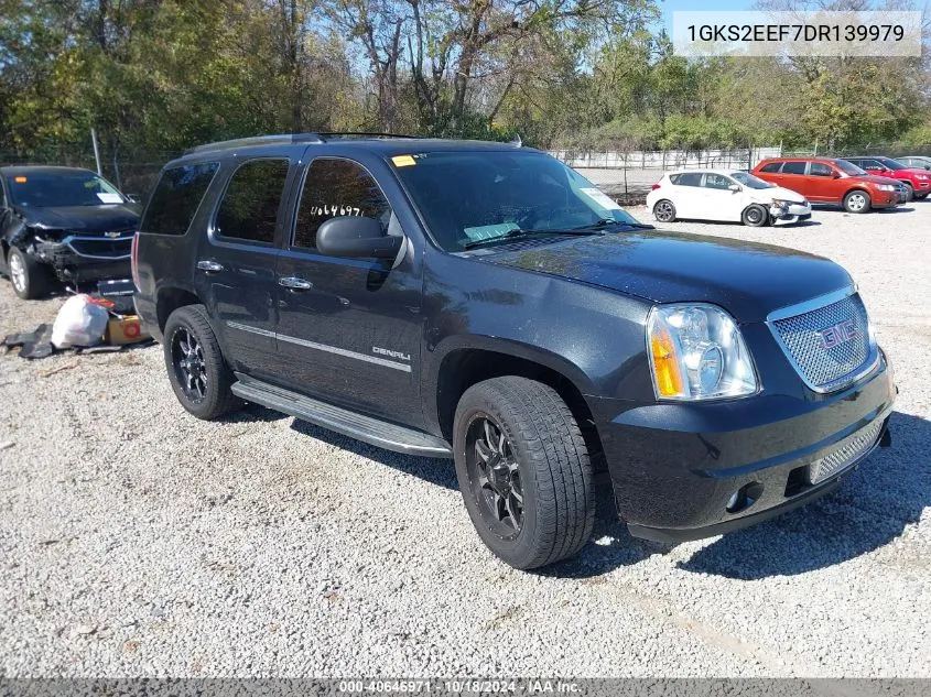 2013 GMC Yukon Denali VIN: 1GKS2EEF7DR139979 Lot: 40646971