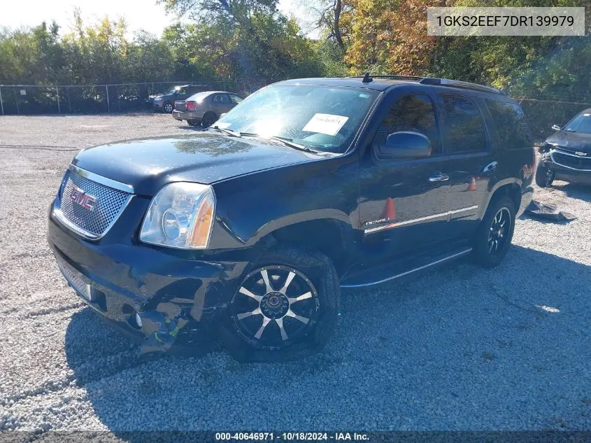 2013 GMC Yukon Denali VIN: 1GKS2EEF7DR139979 Lot: 40646971