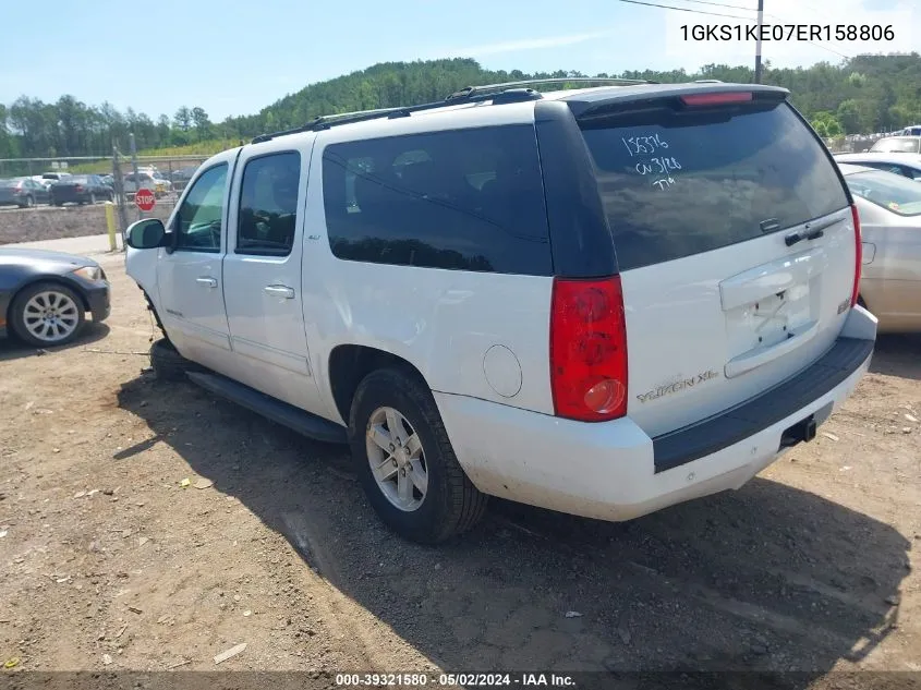 1GKS1KE07ER158806 2014 GMC Yukon Xl 1500 Slt