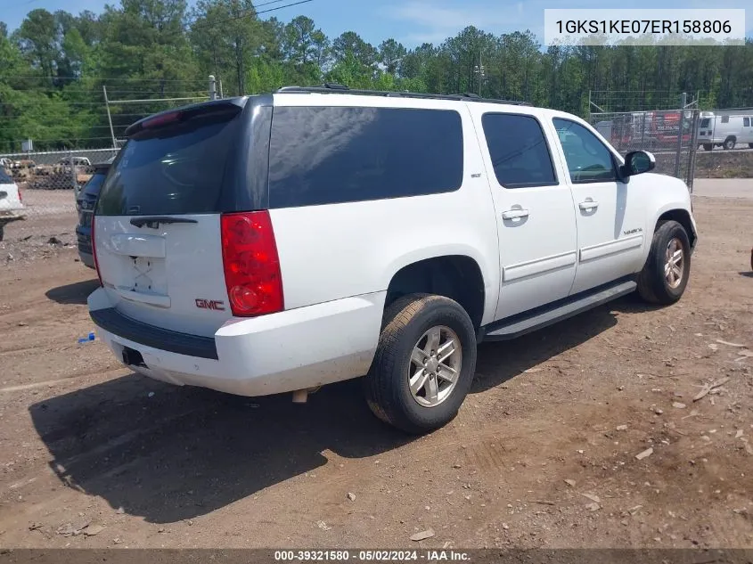 1GKS1KE07ER158806 2014 GMC Yukon Xl 1500 Slt