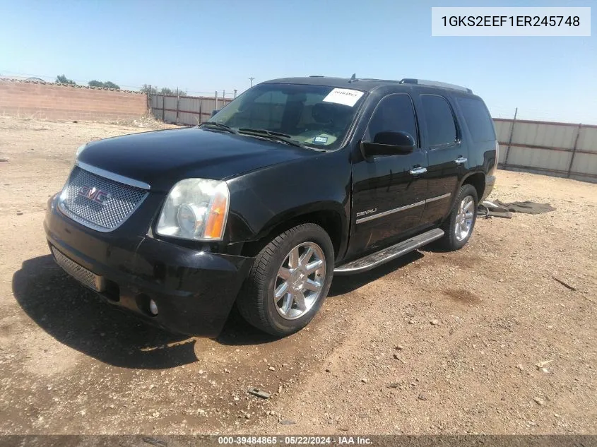 1GKS2EEF1ER245748 2014 GMC Yukon Denali