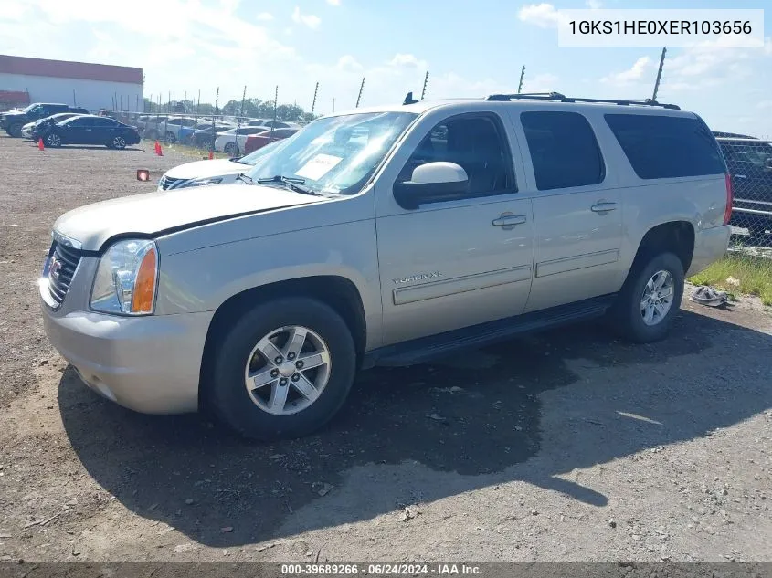 2014 GMC Yukon Xl 1500 Sle VIN: 1GKS1HE0XER103656 Lot: 39689266