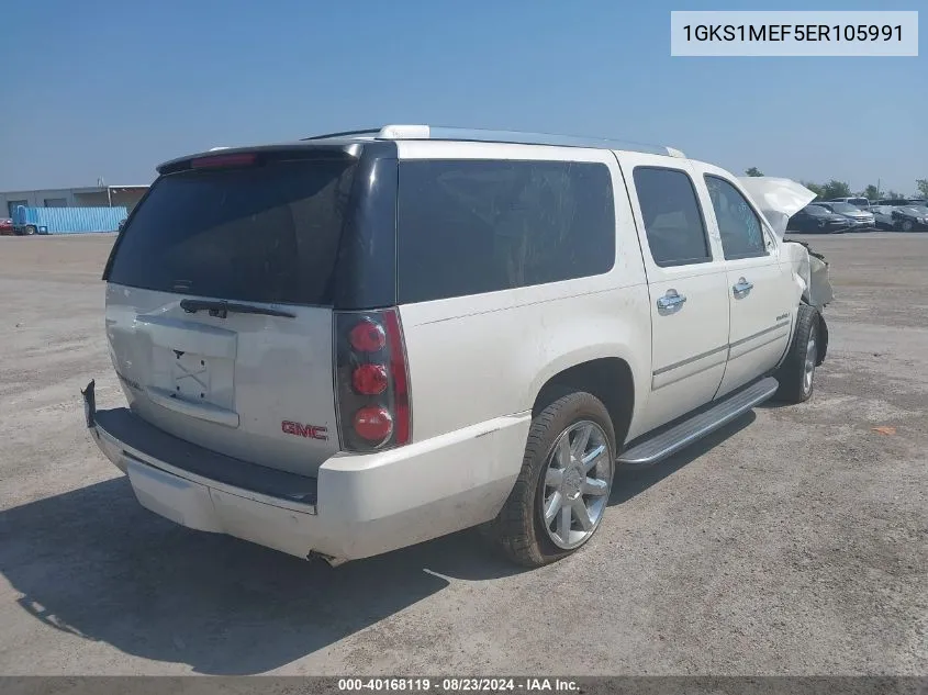 2014 GMC Yukon Xl 1500 Denali VIN: 1GKS1MEF5ER105991 Lot: 40168119