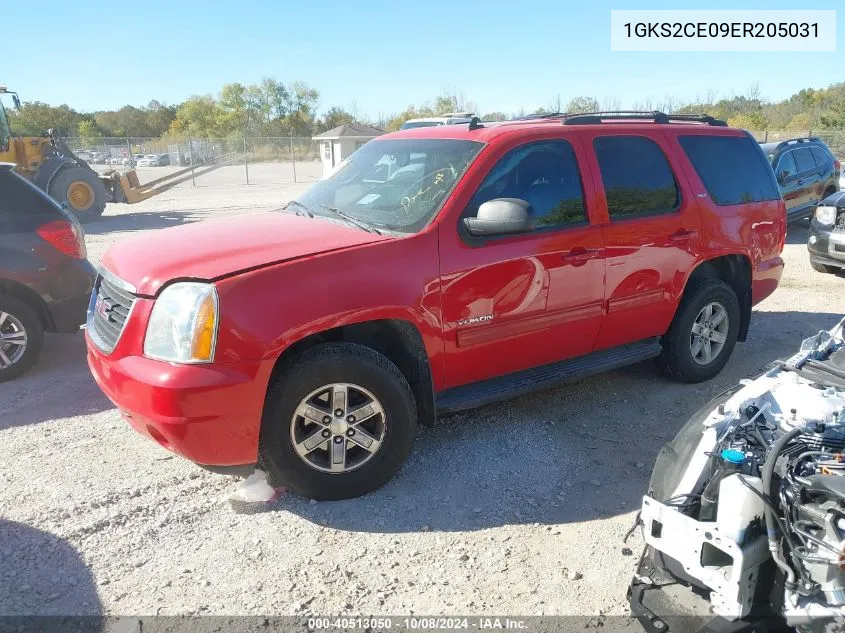 2014 GMC Yukon Slt VIN: 1GKS2CE09ER205031 Lot: 40513050