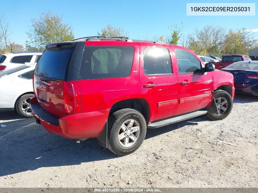 2014 GMC Yukon Slt VIN: 1GKS2CE09ER205031 Lot: 40513050