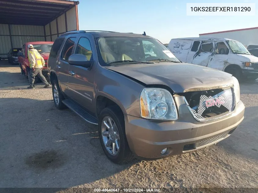 2014 GMC Yukon Denali VIN: 1GKS2EEFXER181290 Lot: 40640647