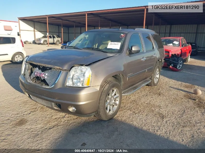 2014 GMC Yukon Denali VIN: 1GKS2EEFXER181290 Lot: 40640647