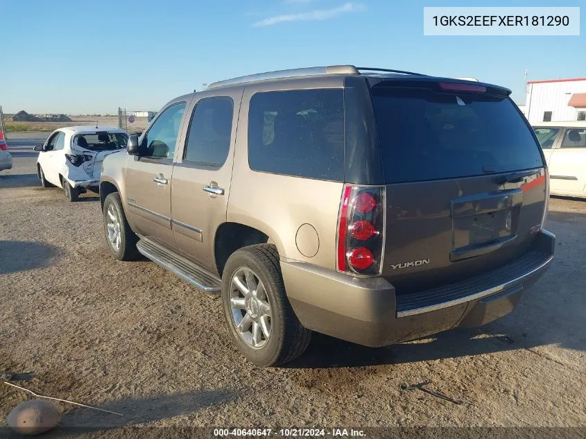 1GKS2EEFXER181290 2014 GMC Yukon Denali