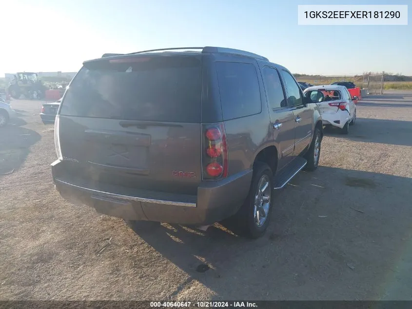 1GKS2EEFXER181290 2014 GMC Yukon Denali