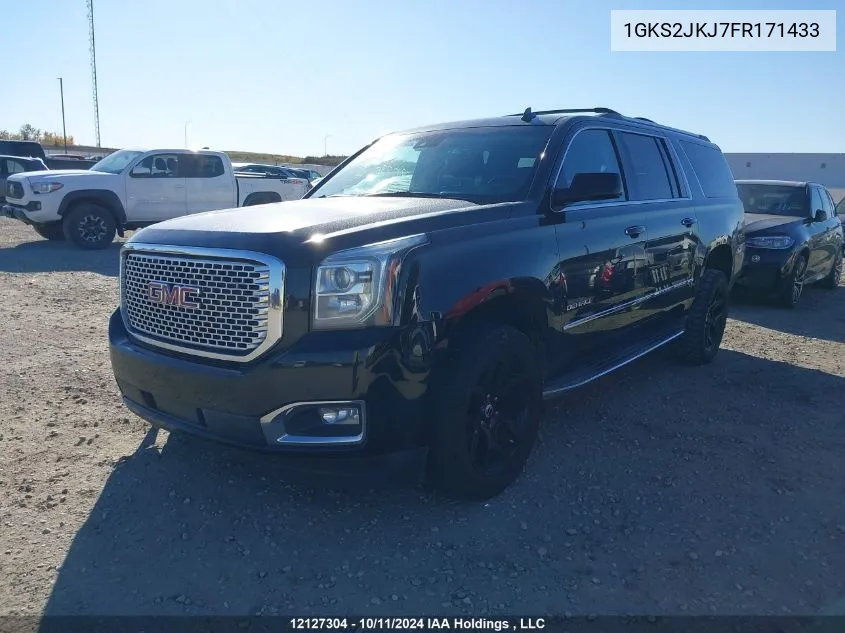 1GKS2JKJ7FR171433 2015 GMC Yukon Xl