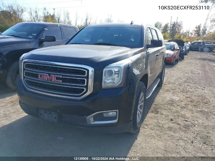 2015 GMC Yukon Xl VIN: 1GKS2GECXFR253110 Lot: 12135905