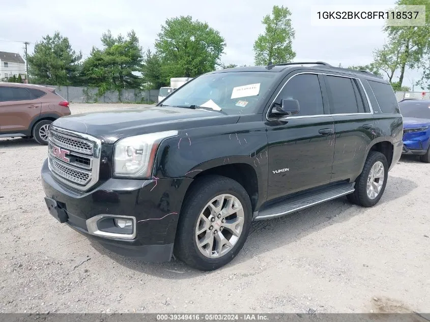 2015 GMC Yukon Slt VIN: 1GKS2BKC8FR118537 Lot: 39349416