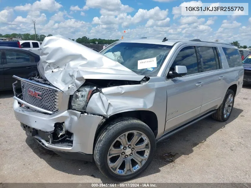 1GKS1JKJ3FR255770 2015 GMC Yukon Xl 1500 Denali