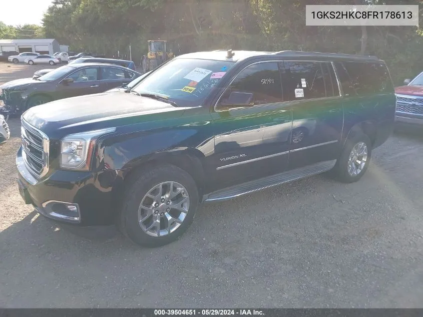 1GKS2HKC8FR178613 2015 GMC Yukon Xl 1500 Slt