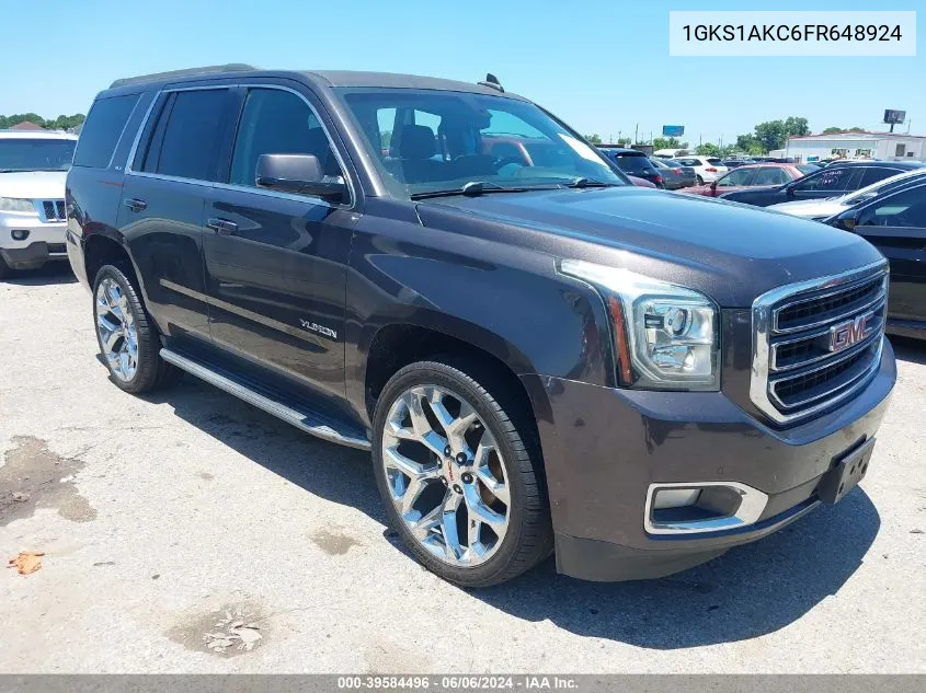 2015 GMC Yukon Sle VIN: 1GKS1AKC6FR648924 Lot: 39584496