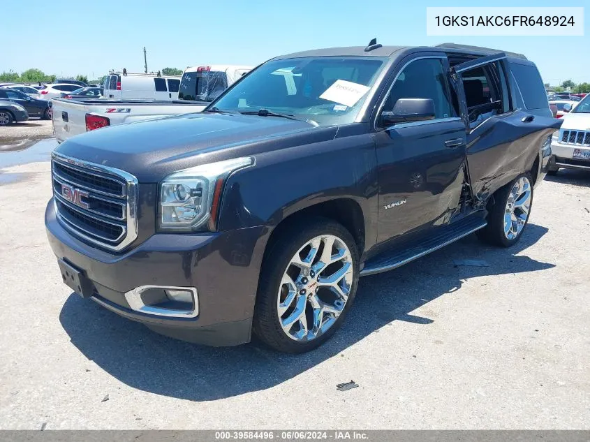 2015 GMC Yukon Sle VIN: 1GKS1AKC6FR648924 Lot: 39584496