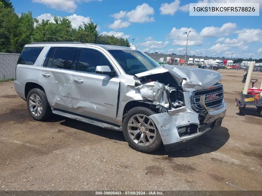 2015 GMC Yukon Slt VIN: 1GKS1BKC9FR578826 Lot: 39808403