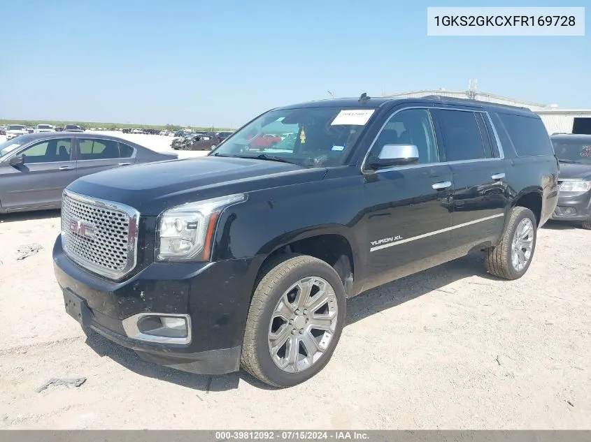 1GKS2GKCXFR169728 2015 GMC Yukon Xl 1500 Sle