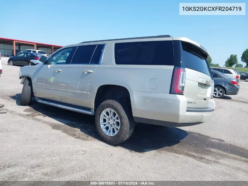 1GKS2GKCXFR204719 2015 GMC Yukon Xl 1500 Sle