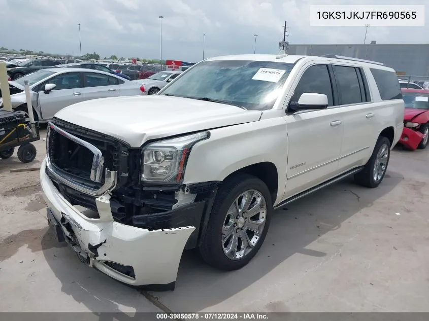 1GKS1JKJ7FR690565 2015 GMC Yukon Xl 1500 Denali