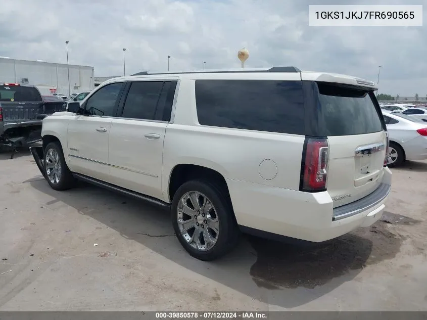 1GKS1JKJ7FR690565 2015 GMC Yukon Xl 1500 Denali