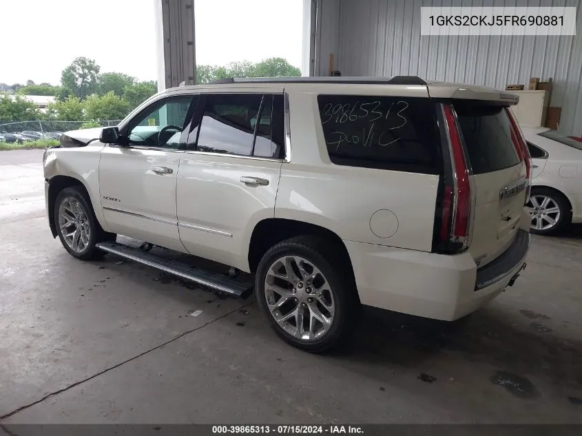 1GKS2CKJ5FR690881 2015 GMC Yukon Denali