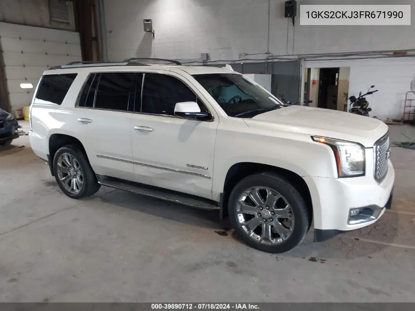 1GKS2CKJ3FR671990 2015 GMC Yukon Denali