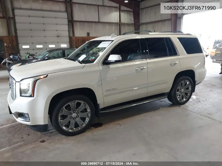 1GKS2CKJ3FR671990 2015 GMC Yukon Denali