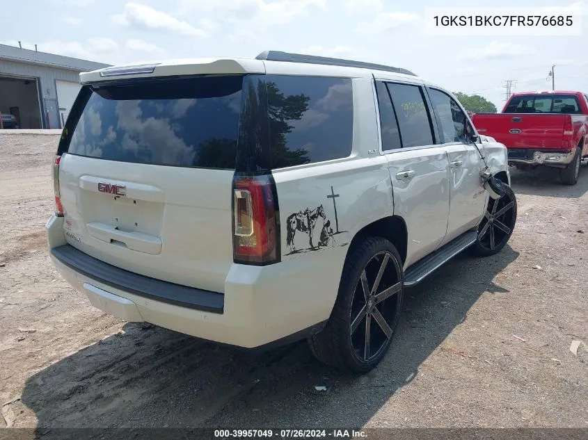 1GKS1BKC7FR576685 2015 GMC Yukon Slt