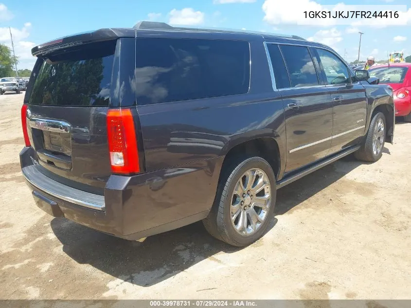 1GKS1JKJ7FR244416 2015 GMC Yukon Xl 1500 Denali