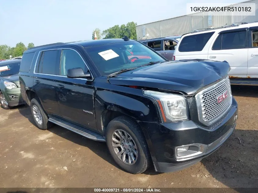 2015 GMC Yukon Sle VIN: 1GKS2AKC4FR510182 Lot: 40009721