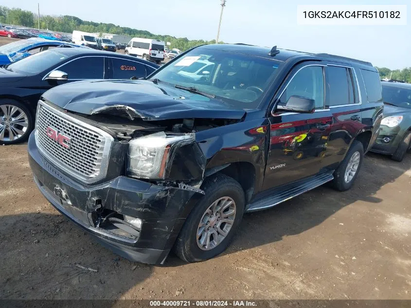 1GKS2AKC4FR510182 2015 GMC Yukon Sle