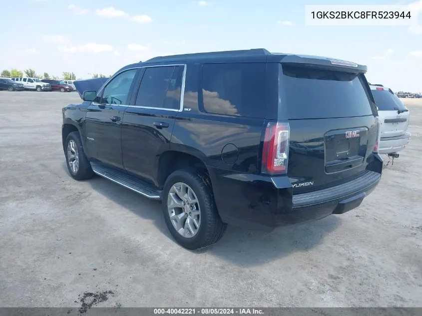 2015 GMC Yukon Slt VIN: 1GKS2BKC8FR523944 Lot: 40042221