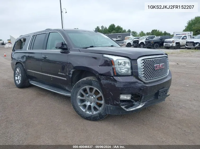 2015 GMC Yukon Xl 1500 Denali VIN: 1GKS2JKJ2FR152207 Lot: 40046537