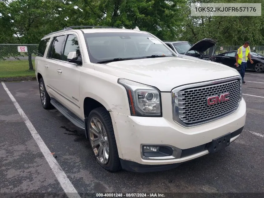 2015 GMC Yukon Xl 1500 Denali VIN: 1GKS2JKJ0FR657176 Lot: 40051248