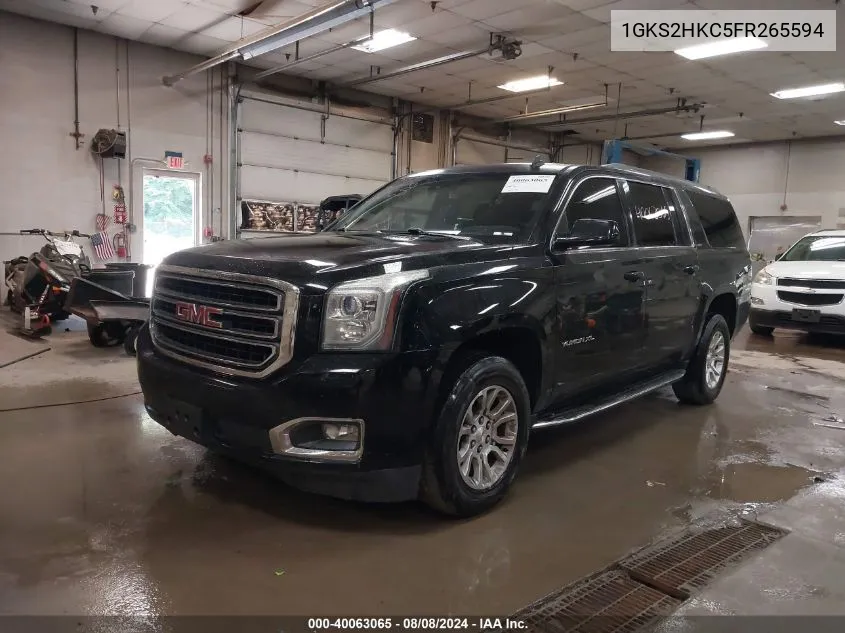 1GKS2HKC5FR265594 2015 GMC Yukon Xl 1500 Slt