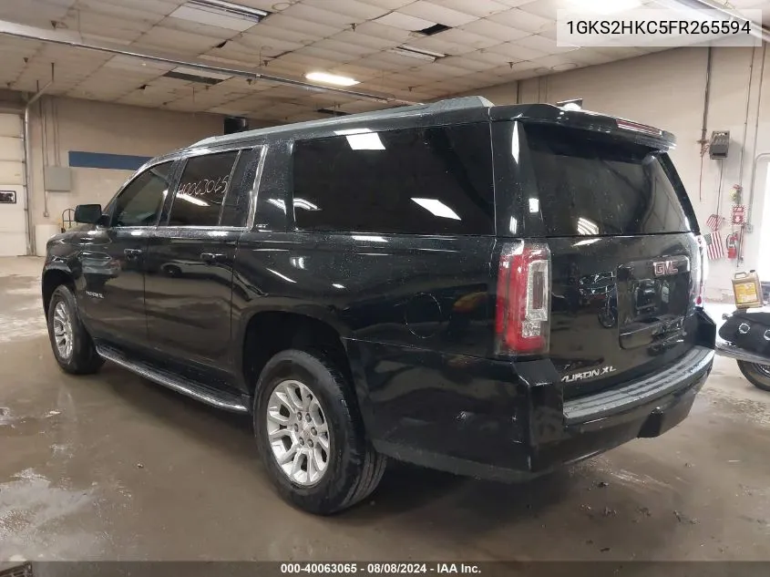 1GKS2HKC5FR265594 2015 GMC Yukon Xl 1500 Slt