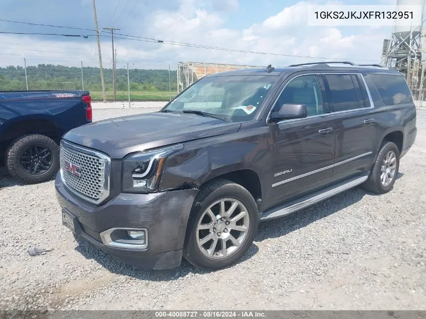 2015 GMC Yukon Xl 1500 Denali VIN: 1GKS2JKJXFR132951 Lot: 40088727